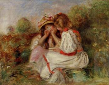Pierre Auguste Renoir : Two Little Girls